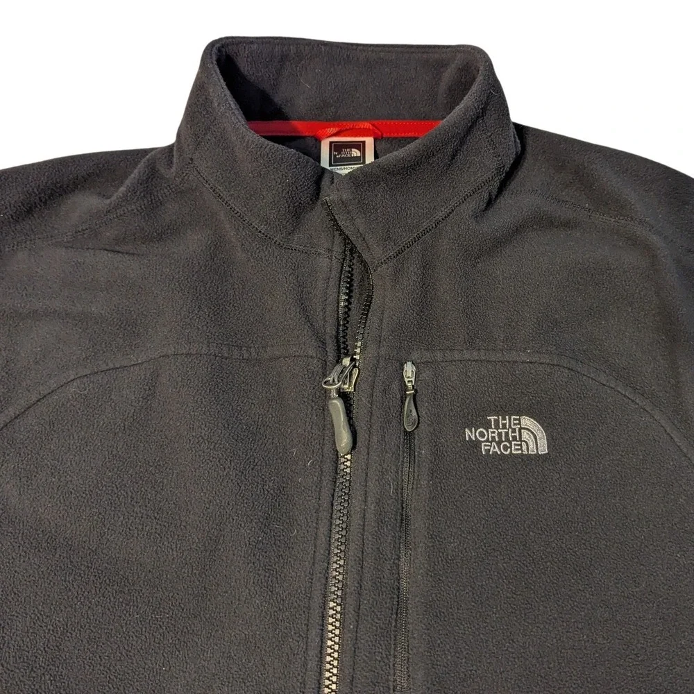 The North Face Mens XL TKA 100 Trinity Full Zip Fleece 3-in-1 Jacket LINER Black
